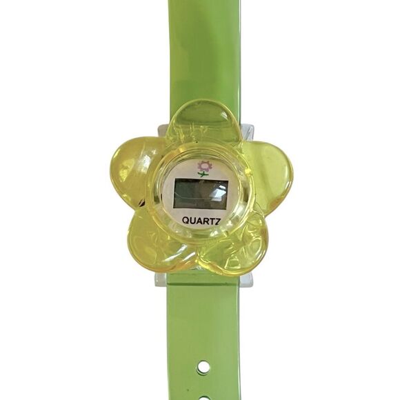 Vintage 90’s Plastic Flower Quartz Watch - Picture 2 of 6